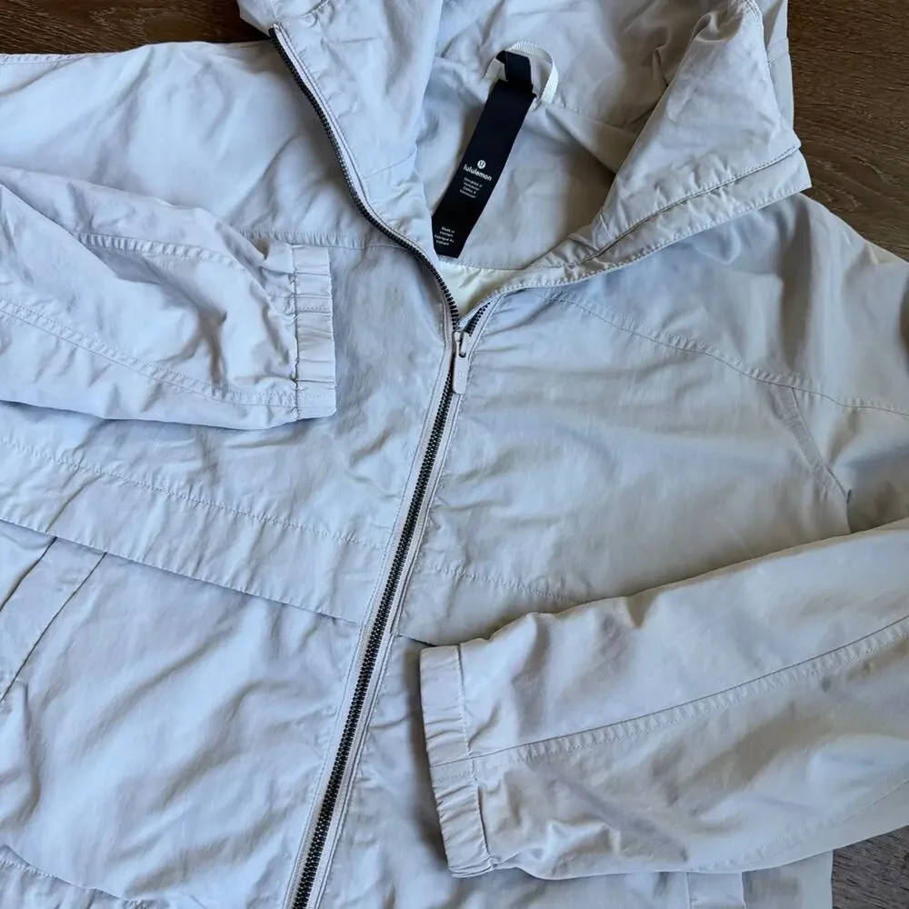Lululemon Always Effortless Jacket Gray Sz 6